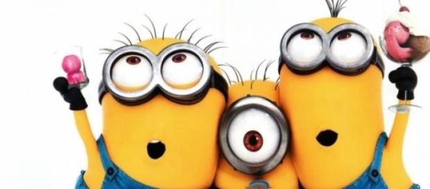 Los Minions divirtiendose Los Minions divirtiendose