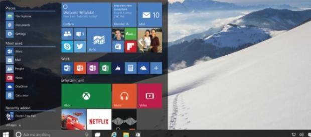 Menu inicio de Windows 10 Menu inicio de Windows 10