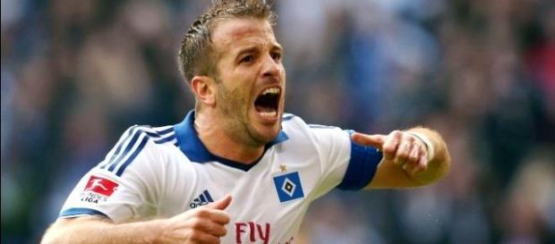 El jugador Rafael Van der Vaart El jugador Rafael Van der Vaart