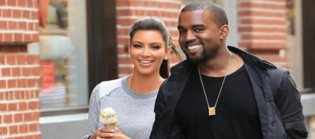 Kim Kardashian et son époux Kanye West. Kim Kardashian et son époux Kanye West.