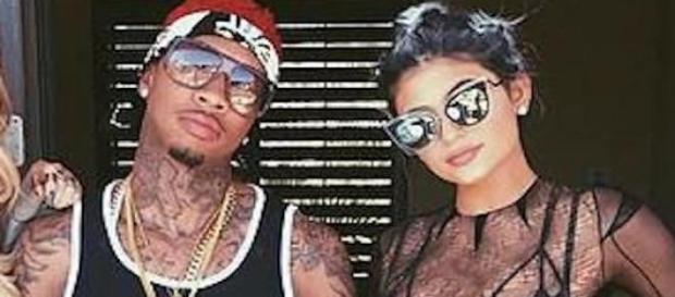 Kylie Jenner et son petit ami Tyga. Kylie Jenner et son petit ami Tyga.