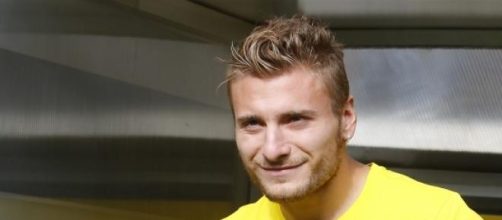 Ciro Immobile con la maglia del Borussia Dortmund