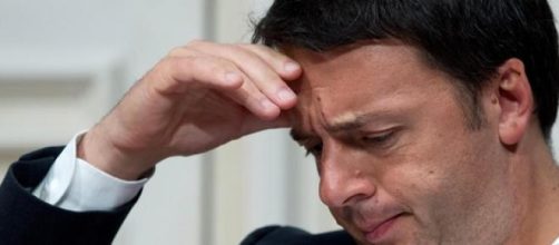 Il premier Renzi in grande difficoltà