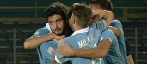 Lazio Primavera, la gioia per il pareggio di Rossi