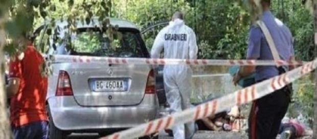 Il luogo del ritrovamento dei corpi Il luogo del ritrovamento dei corpi