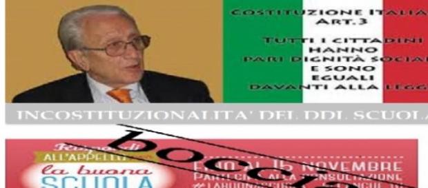 Il vizio di incostituzionalità del ddl scuola Il vizio di incostituzionalità del ddl scuola