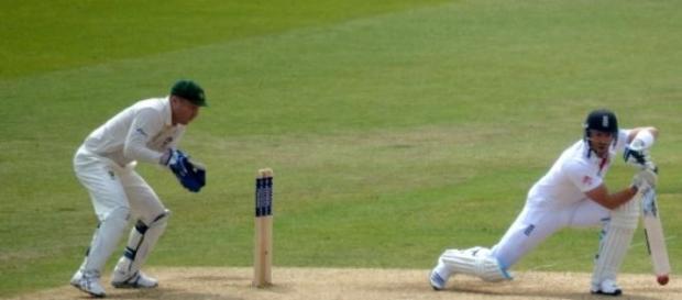 Matt Prior batting in 2013. Matt Prior batting in 2013.