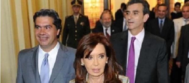 Randazzo, Capitanich y Cristina Randazzo, Capitanich y Cristina