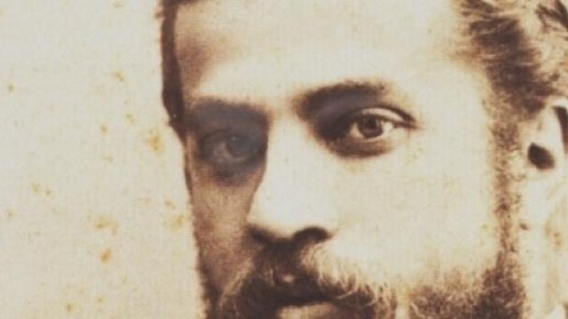 Una foto storica di Antoni Gaudì.