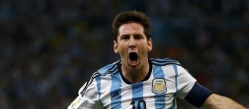 Lionel Messi, stella dell'Argentina.
