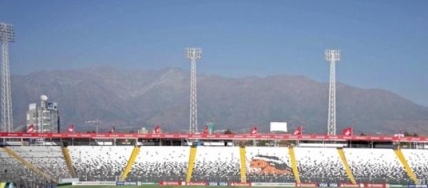 El famoso estadio Nacional de Santiago de gala El famoso estadio Nacional de Santiago de gala