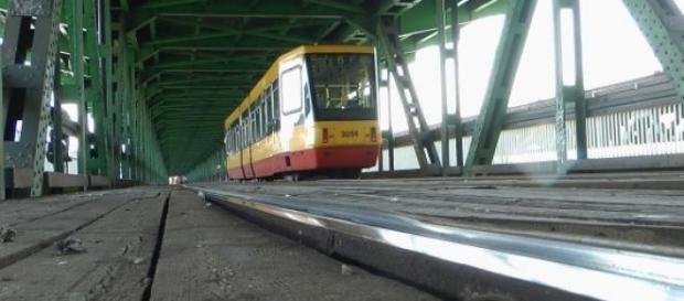 Kolejny pożar mostu Gdańskiego. Kolejny pożar mostu Gdańskiego.
