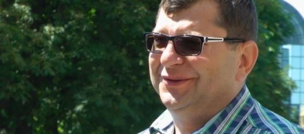 Protest Zbigniewa Stonogi pod siedzibą Facebooka. Protest Zbigniewa Stonogi pod siedzibą Facebooka.