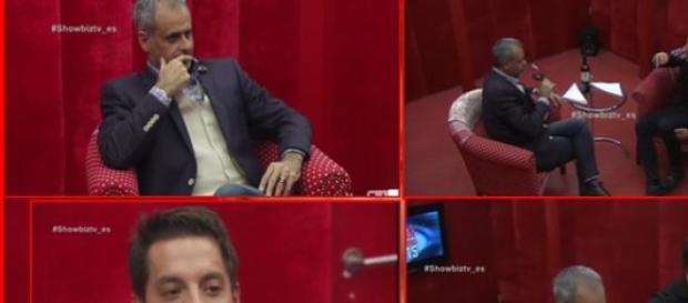 Francisco con Jorge Rial en el cuarto rojo Francisco con Jorge Rial en el cuarto rojo