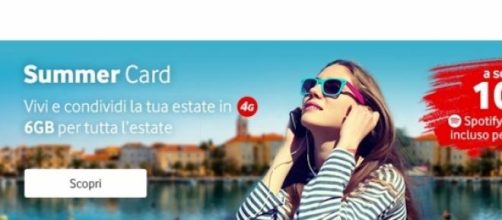 Vodafone Summer Card 2015 con 6GB a 10€