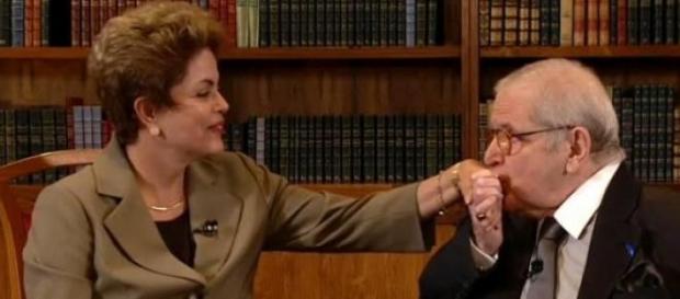 Dilma é entrevistada por Jô Soares Dilma é entrevistada por Jô Soares