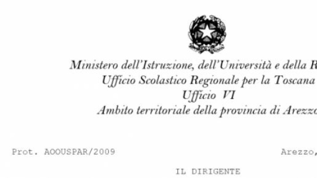 Inserimento in Gae diploma magistrale, Usp Arezzo