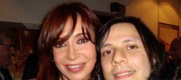 Aldana con la presidenta Cristina Fernández Aldana con la presidenta Cristina Fernández