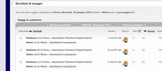 Da Roma a Milano a 1 euro, con Megabus Da Roma a Milano a 1 euro, con Megabus