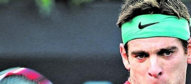 Del Potro cuando todavía no aquejaba malestar Del Potro cuando todavía no aquejaba malestar