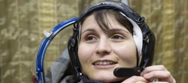 L'astronauta italiana Samantha Cristoforetti L'astronauta italiana Samantha Cristoforetti