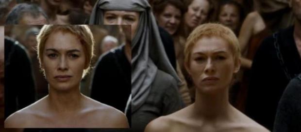 Lena Headey usou uma dupla para Cersei Lena Headey usou uma dupla para Cersei