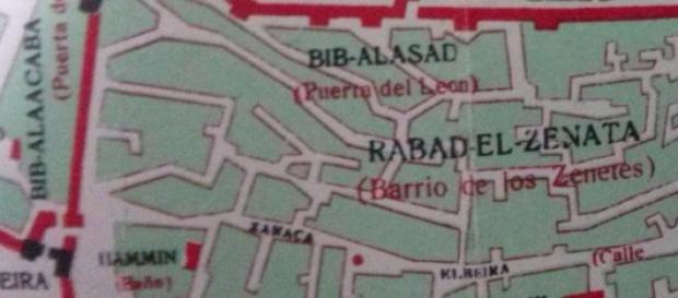 Plano de la ruta, pero de la Granada nazarí Plano de la ruta, pero de la Granada nazarí