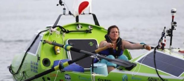 Woman set to cross Pacific is rescued near Japan Woman set to cross Pacific is rescued near Japan