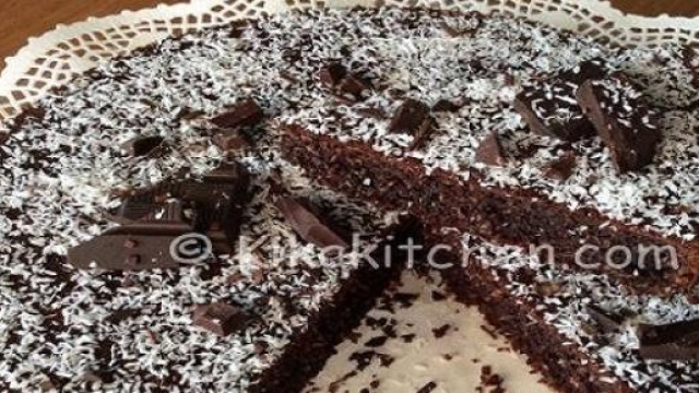 Torta al cocco e al cioccolato