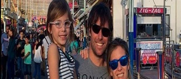 Cavenaghi junto a su familia Cavenaghi junto a su familia