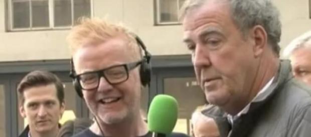 Chris Evans i Jeremy Clarkson: kadr YouTube Chris Evans i Jeremy Clarkson: kadr YouTube