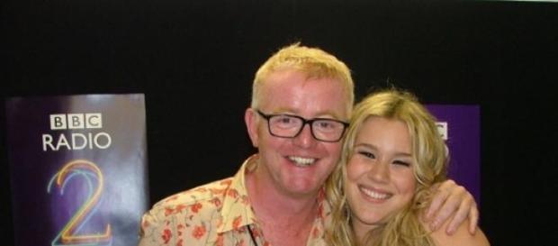 Chris Evans und Joss Stone in BBC Radio 2 Chris Evans und Joss Stone in BBC Radio 2