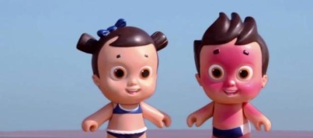 Nivea's UV-sensitive doll Nivea's UV-sensitive doll