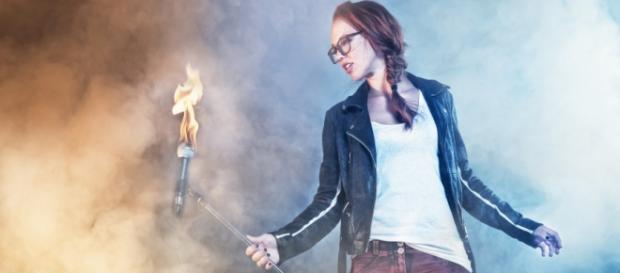 Stefanie Heinzmann macht den Soundcheck Stefanie Heinzmann macht den Soundcheck