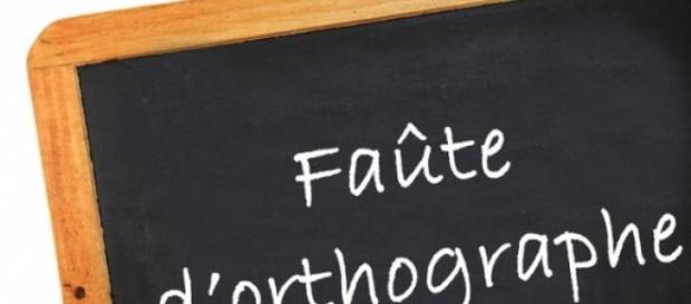 une ardoise avec de belles fautes une ardoise avec de belles fautes