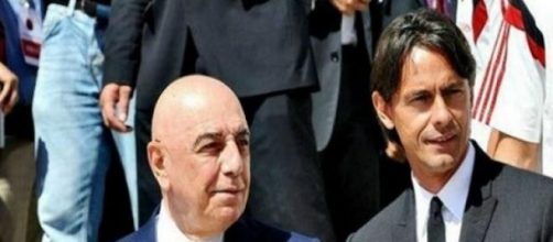 Filippo Inzaghi e Adriano Galliani