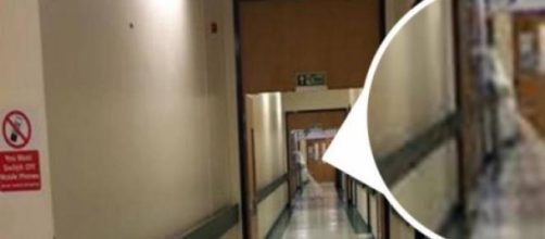 Foto del fantasma di una bambina in ospedale 