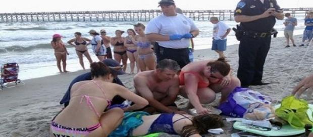 El equipo de rescate evitó la muerte de los chicos El equipo de rescate evitó la muerte de los chicos
