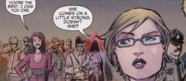 Patty Spinovat et Barry Allen dans les comics. Patty Spinovat et Barry Allen dans les comics.