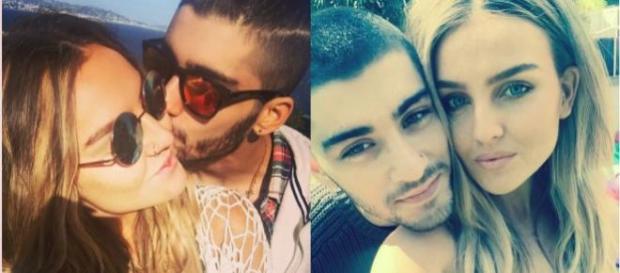 Perrie Edwards com o noivo Zayn Malik Perrie Edwards com o noivo Zayn Malik