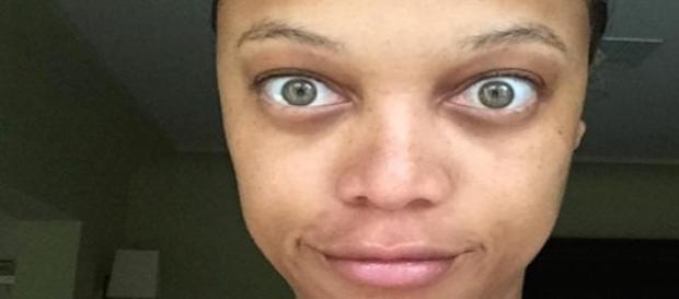 Tyra Banks au naturel sur Instagram. Tyra Banks au naturel sur Instagram.