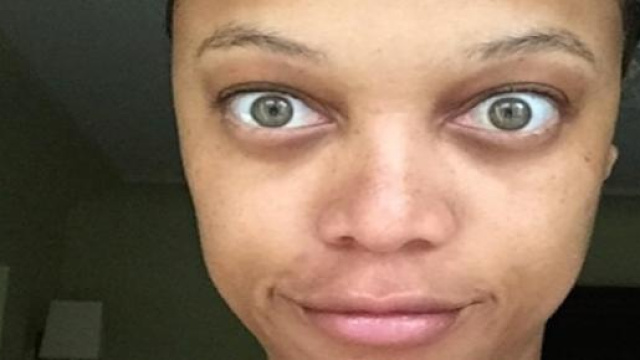 Tyra Banks au naturel sur Instagram.