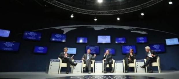 Le Forum de Davos, en Suisse. Le Forum de Davos, en Suisse.