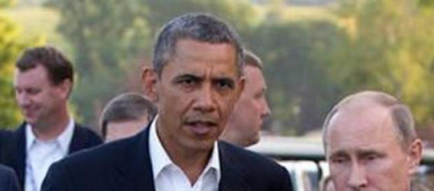 Obama und Putin vor längerer Zeit. Obama und Putin vor längerer Zeit.