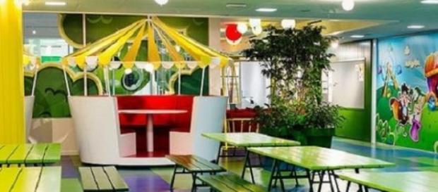 Sala de refeições para os funcionários Sala de refeições para os funcionários