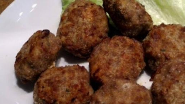 Le polpette di carne imbottite