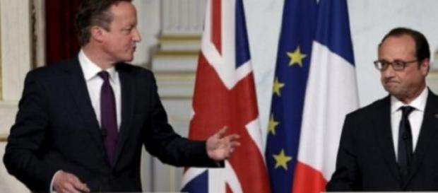 Cameron and Hollande on UK PM's EU reform tour. Cameron and Hollande on UK PM's EU reform tour.