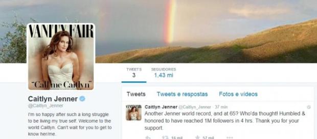 Conta de Twitter de Caitlyn Jenner Conta de Twitter de Caitlyn Jenner
