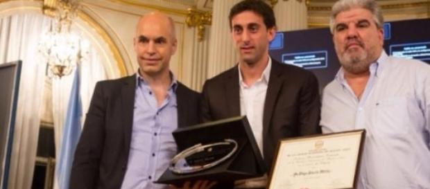 Diego Milito en la Legislatura Porteña Diego Milito en la Legislatura Porteña
