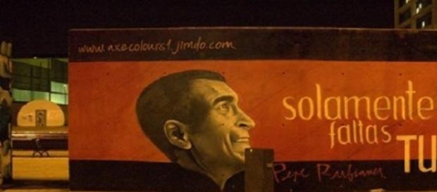Graffiti dedicado a Pepe Rubianes en Barcelona. Graffiti dedicado a Pepe Rubianes en Barcelona.